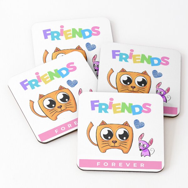 Item preview, Friends Forever- Funny Cat and Dog Friendship Valentine's Day designed and sold by LordAudes.
