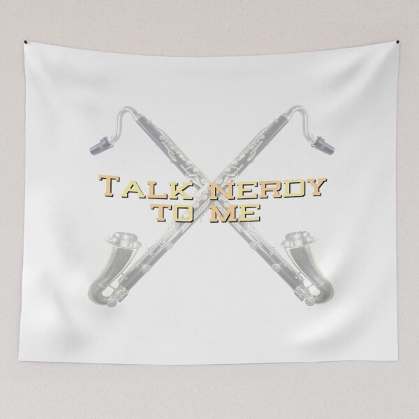 Item preview, Talk Nerdy To Me - Bass Clarinet designed and sold by BandMomDesigns.