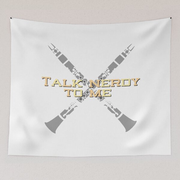 Item preview, Talk Nerdy To Me - Clarinet designed and sold by BandMomDesigns.