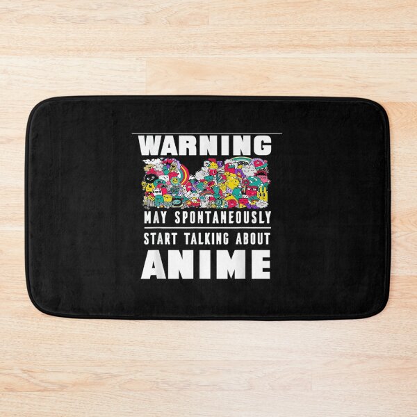 Item preview, Warning May Spontaneously Start Talking About Anime  designed and sold by BTGTEES.