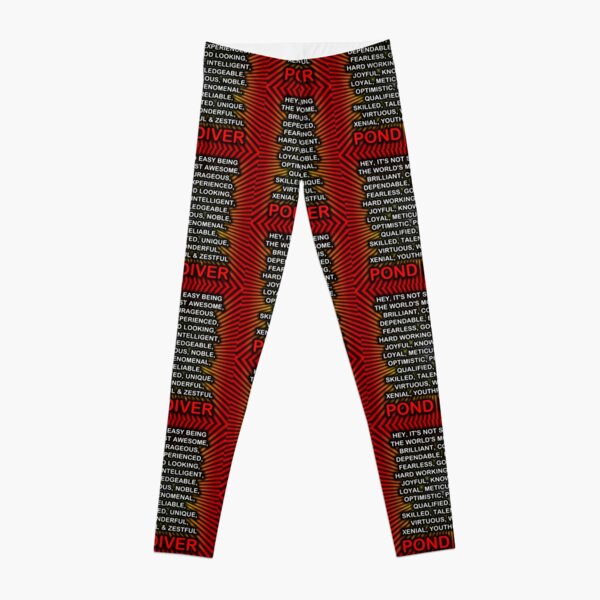 Hey, It’s Not So Easy Being ... Pond Diver Leggings
