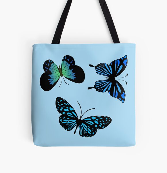 Blue Y2K Butterfly Tote Bag for Sale by gross-girl99