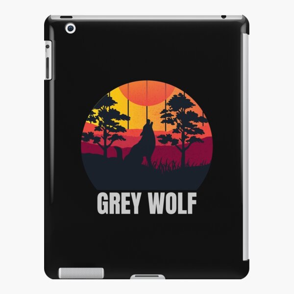 Grey Wolf iPad Snap Case