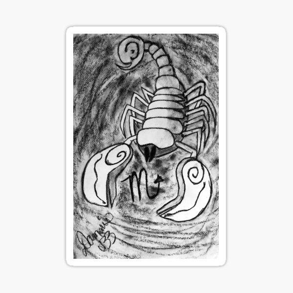 Scorpio the Scorpion Sticker