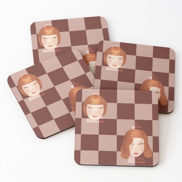 Item preview, The Queen's Gambit - Beth Harmon as pawn and queen designed and sold by hogzmeade.
