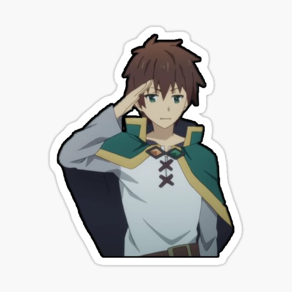 Kazuma Aprove Sticker for Sale by NimeX 2