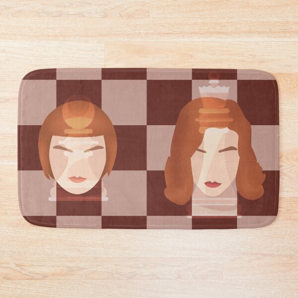 Item preview, The Queen's Gambit - Beth Harmon as pawn and queen designed and sold by hogzmeade.