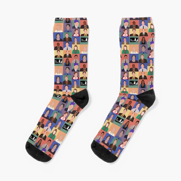  Office Stuff The Office TV Show Calcetines Set - Michael Scott Calcetines  Hombre Bundle con bonus The Office Bookmark