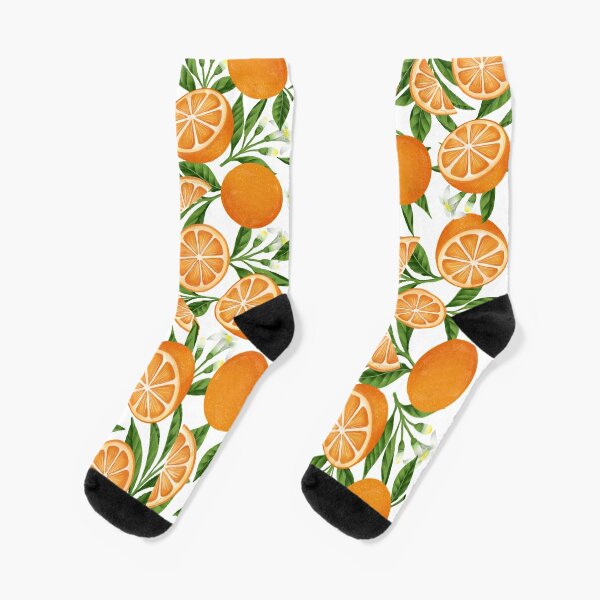 Women Classic Organic Sock - Sunny Orange