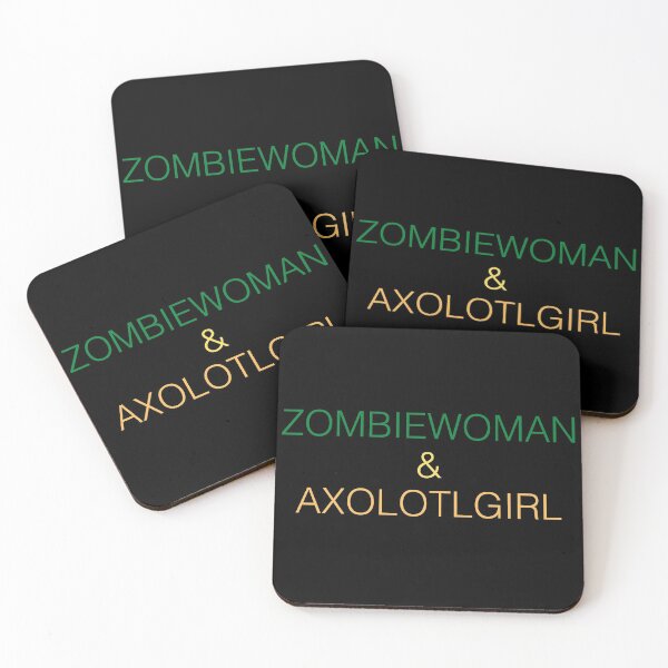 Item preview, ZOMBIEWOMAN AND AXOLOTLGIRL designed and sold by micraelle.