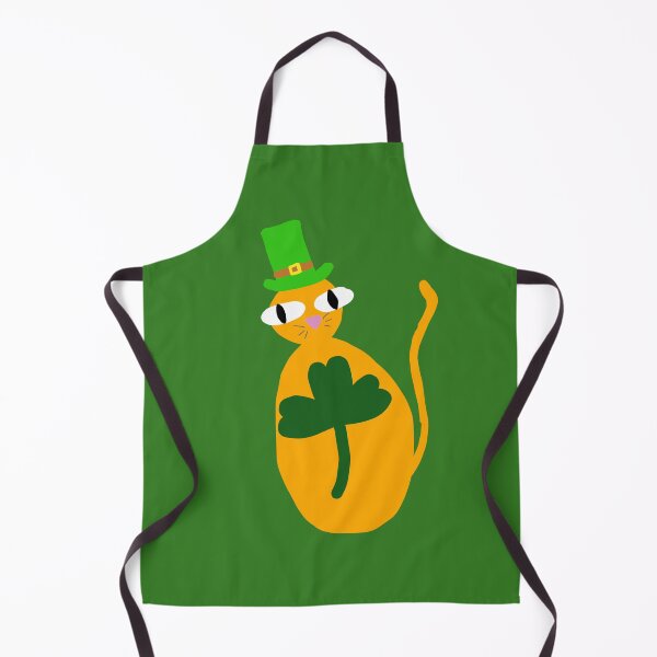 Item preview, Saint Patrick's Day cute orange cat designed and sold by lexynlee.