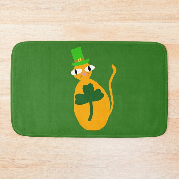 Item preview, Saint Patrick's Day cute orange cat designed and sold by lexynlee.