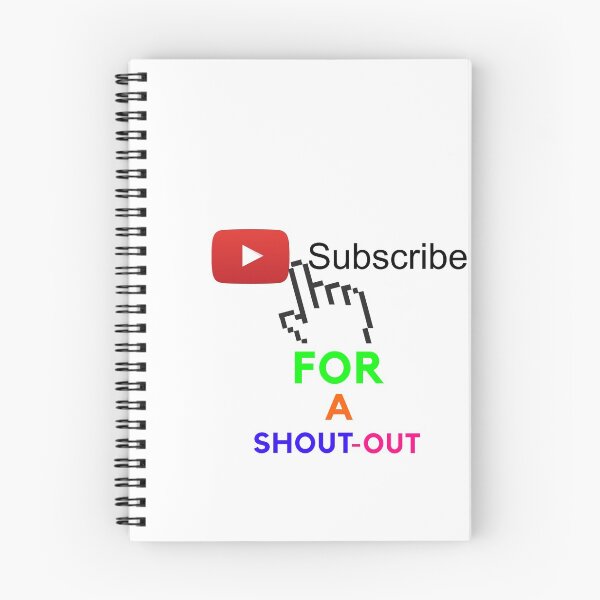 Item preview, Subscribe For A Shout-Out designed and sold by Pros1.
