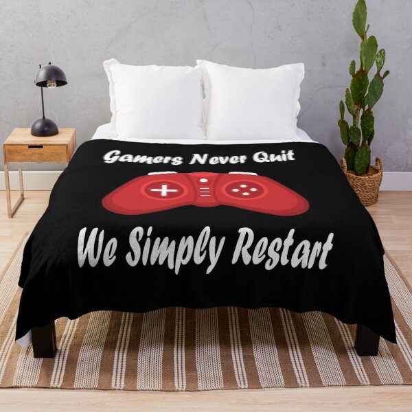 Item preview, Gamers Never Quit We Simply Restart designed and sold by Deni2000.