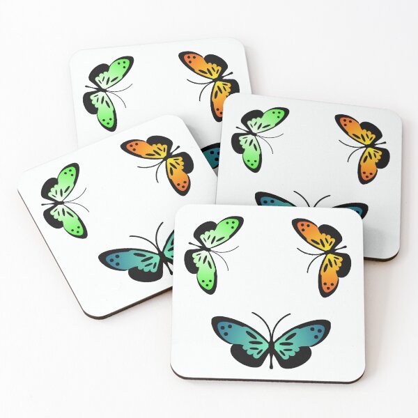 Item preview, Light blue green and yellow butterflies pack designed and sold by Graciouss.