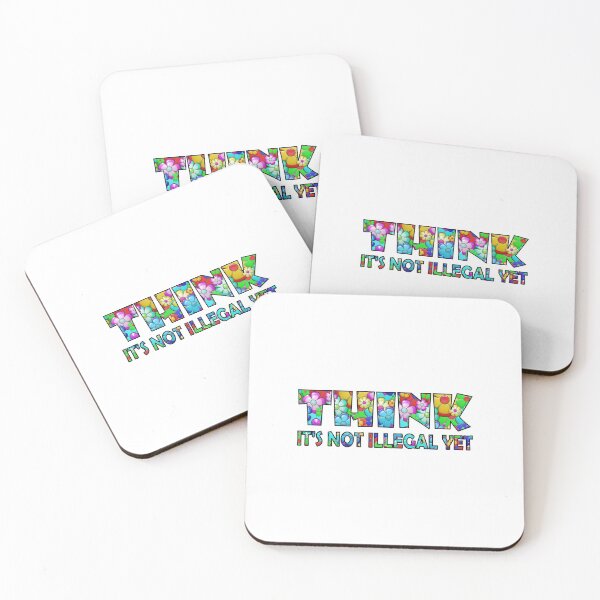 Item preview, Think Its not yet illegal Essential Sticker designed and sold by Love2MakeArt.