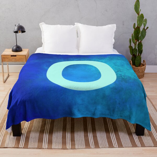 Item preview, Cosmic Fire Blue Alphabet O designed and sold by geoceltic.