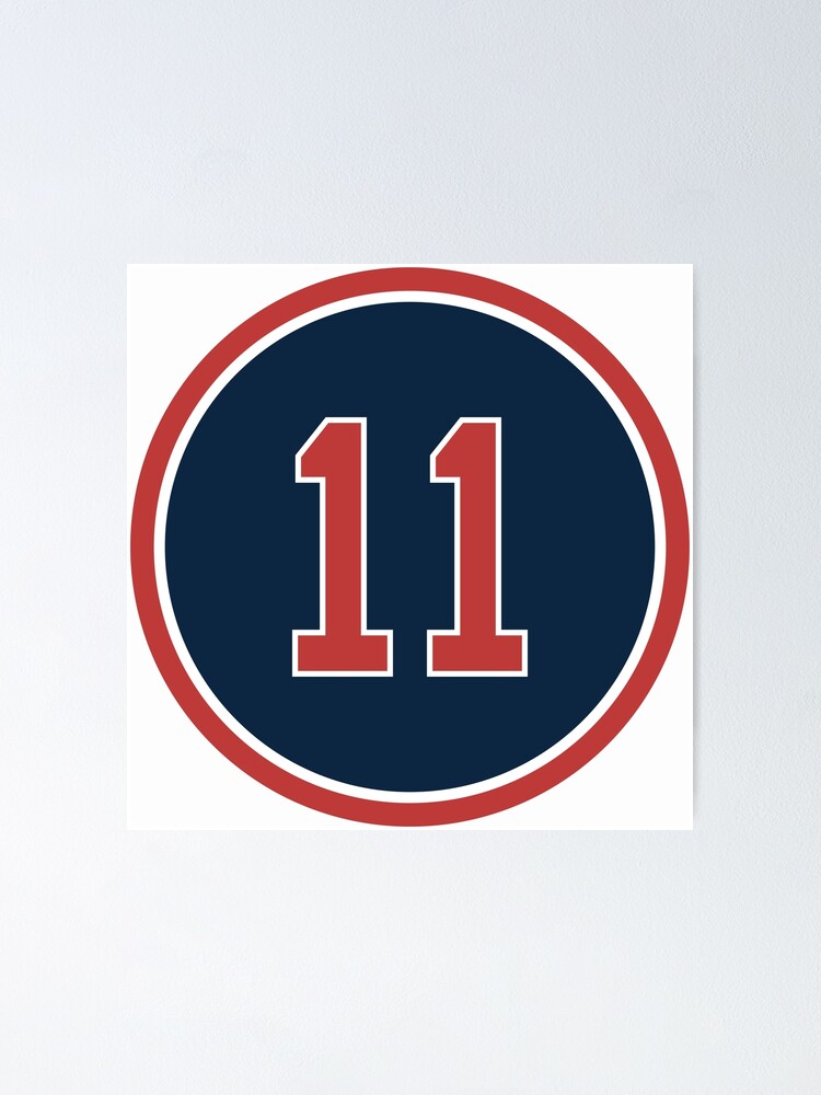 Brock Holt #12 Jersey Number Sticker for Sale by StickBall