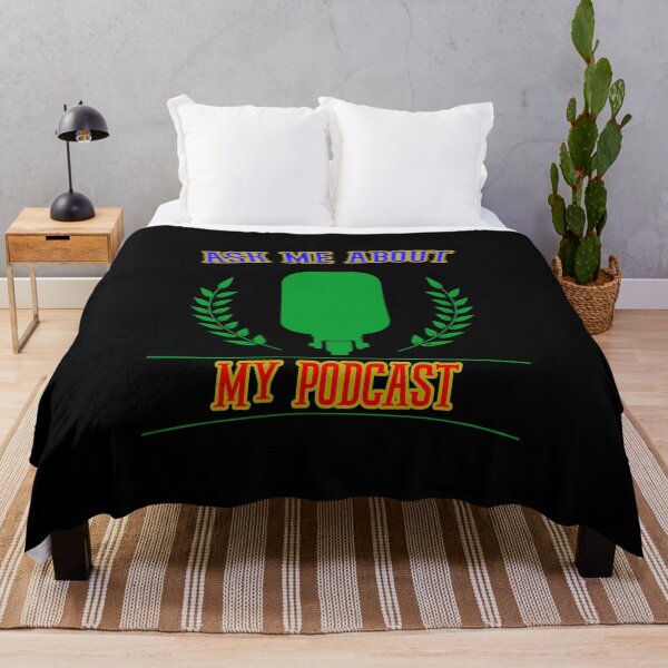 Item preview, Ask Me About My Podcast Channel designed and sold by triangle-studio.