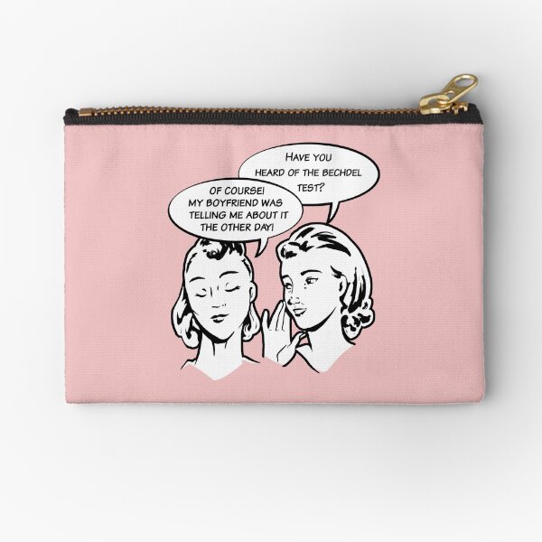 Bechdel Test Zipper Pouch