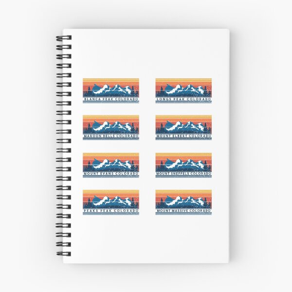 Item preview, Colorado Mountains Blanca Peak and Longs Peak, Mount Elbert and Evans, Mount Massive and Peaks Peak  designed and sold by Dexter Freeman.