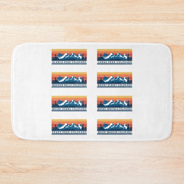 Item preview, Colorado Mountains Blanca Peak and Longs Peak, Mount Elbert and Evans, Mount Massive and Peaks Peak  designed and sold by Dexter Freeman.