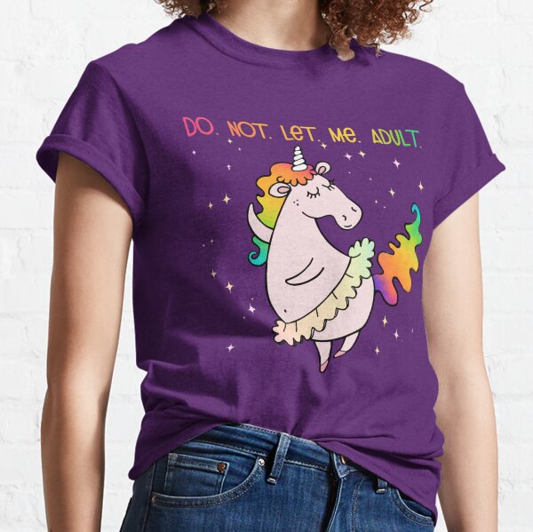 Adult Unicorn T-Shirts | Redbubble