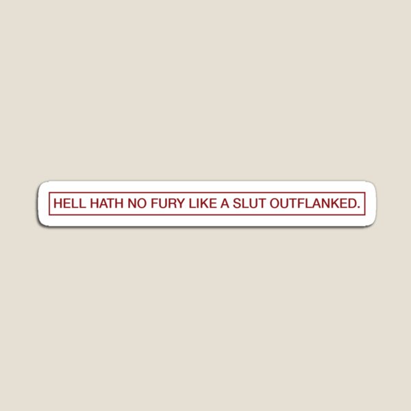 Item preview, Slut Outflanked- The Mentalist Quote designed and sold by kaspertheghost.