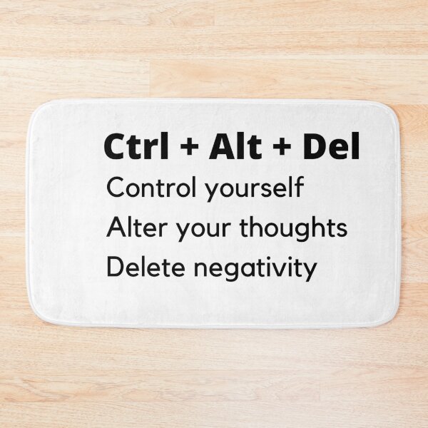 Item preview, Ctrl + Alt + Del T-Shirt Quote designed and sold by AMS-ART.