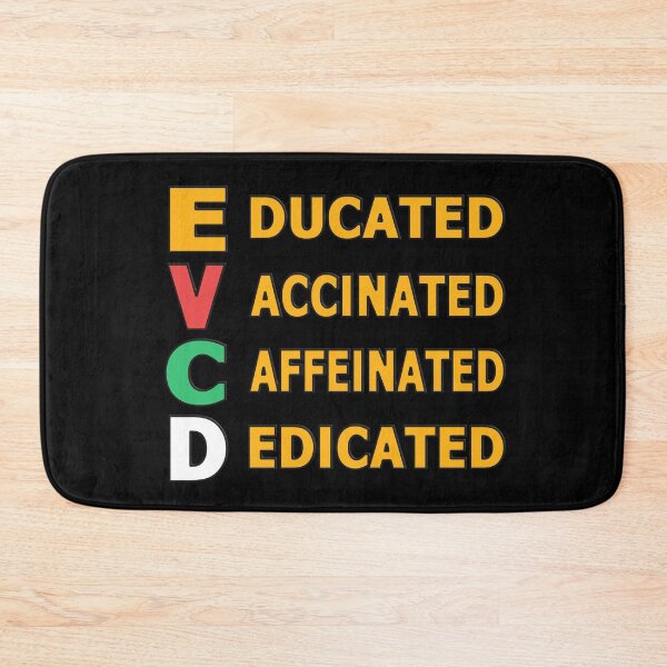 Item preview,  EDUCATED VACCINATED CAFFEINATED DEDICATED - HUMOR QUOTE designed and sold by Ralek.