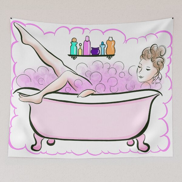 Item preview, Dreamy Pink Bubble Bath designed and sold by MamaODea.