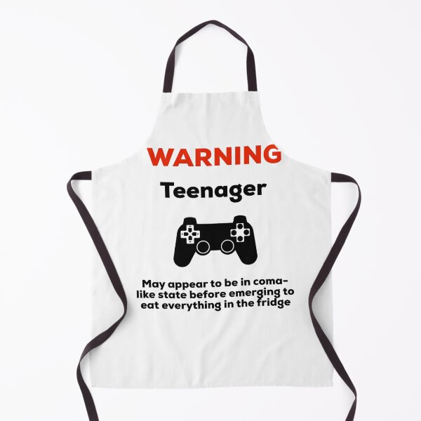 Item preview, Warning Teenager - Video Games and Food designed and sold by UncleStuScience.