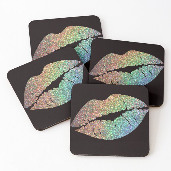 Artikelvorschau, Holografische Regenbogen-Ombre-Imitat-Glitter-Lippen entworfen und verkauft von Felicity-K.