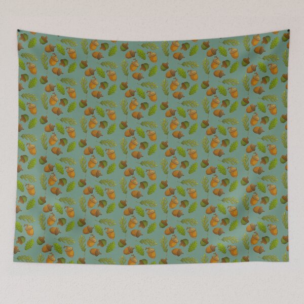 Item preview, Acorns and Oak Leaves designed and sold by Tacomuffin.