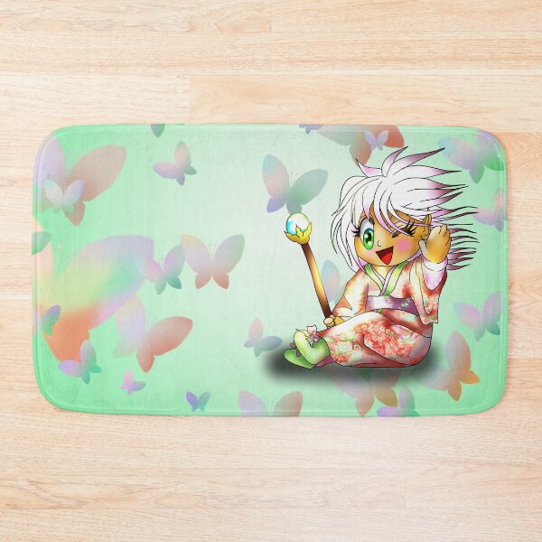 Item preview, butterflies and a happy sorcerer in a red kimono designed and sold by CuisineCat.