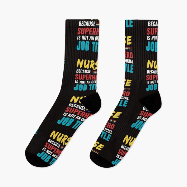 Item preview, Nurse Because Superhero Is not An Official Job Title gift for women men kids designed and sold by LYSandCo.