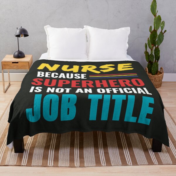 Item preview, Nurse Because Superhero Is not An Official Job Title gift for women men kids designed and sold by LYSandCo.
