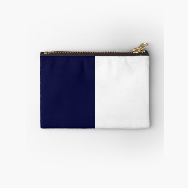 Item preview, Navy Blue And White Half And Half designed and sold by rewstudio.