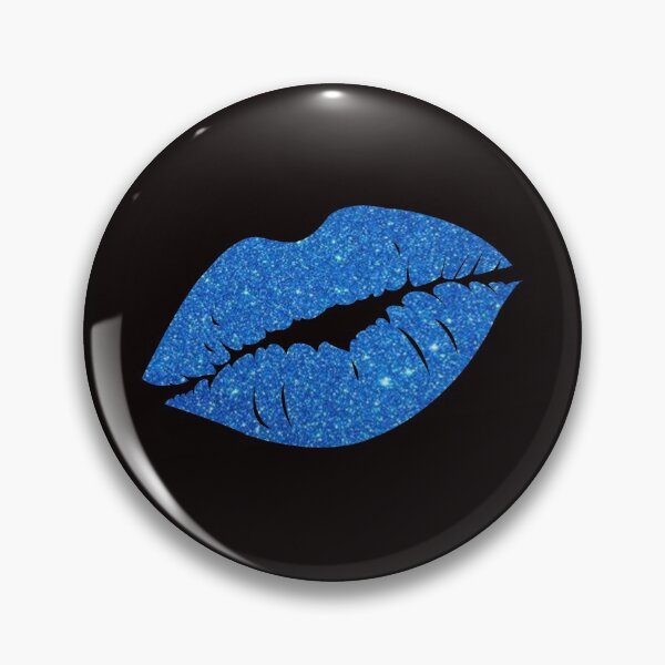 Item preview, Royal Blue Faux Glitter Lips designed and sold by Felicity-K.