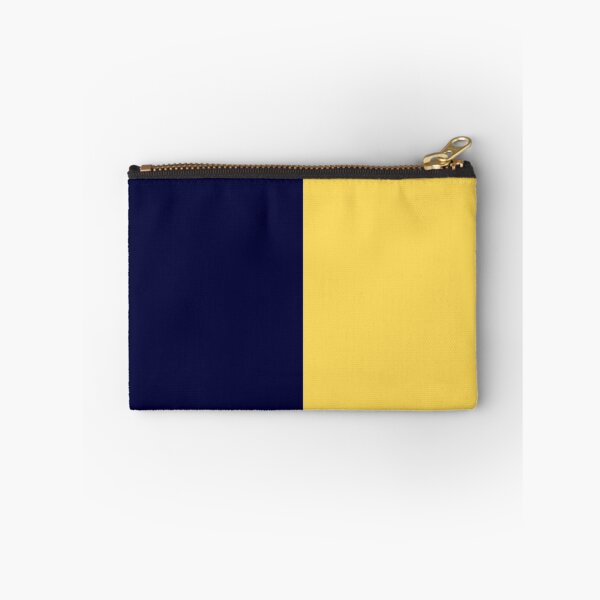 Item preview, Navy Blue And Mustard Yellow Half And Half designed and sold by rewstudio.