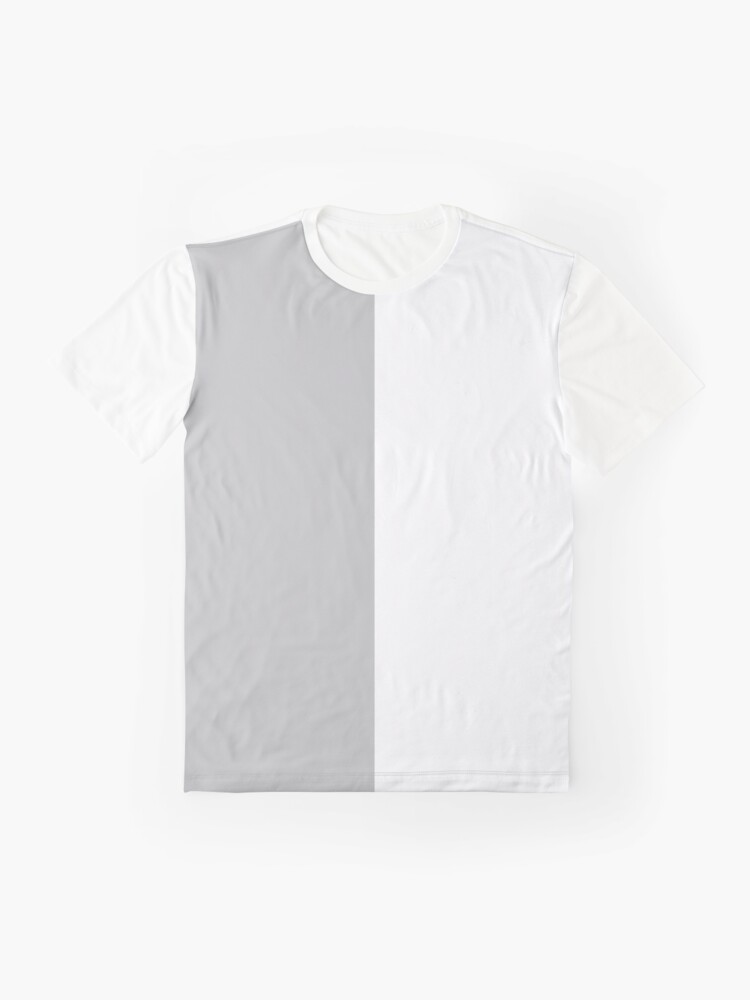 Two Tone Split Blank T-Shirt 