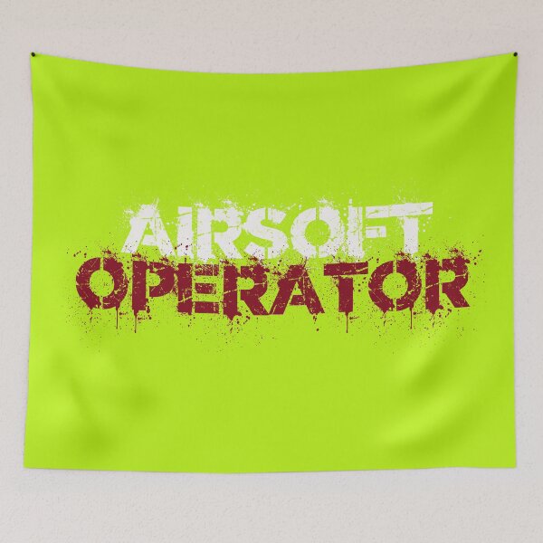 Artikelvorschau, Airsoft-Betreiber! (Weiß Rot) entworfen und verkauft von Henri Vellart.
