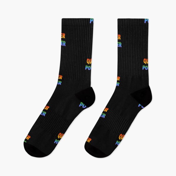 Item preview, QUEER POWER rainbow fill designed and sold by Inspirationmotivation.