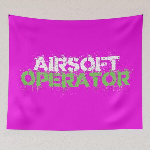 Artikelvorschau, Airsoft-Betreiber! (Weiß / Hellgrün) entworfen und verkauft von Henri Vellart.
