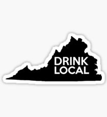 Virginia Drink Local VA Sticker