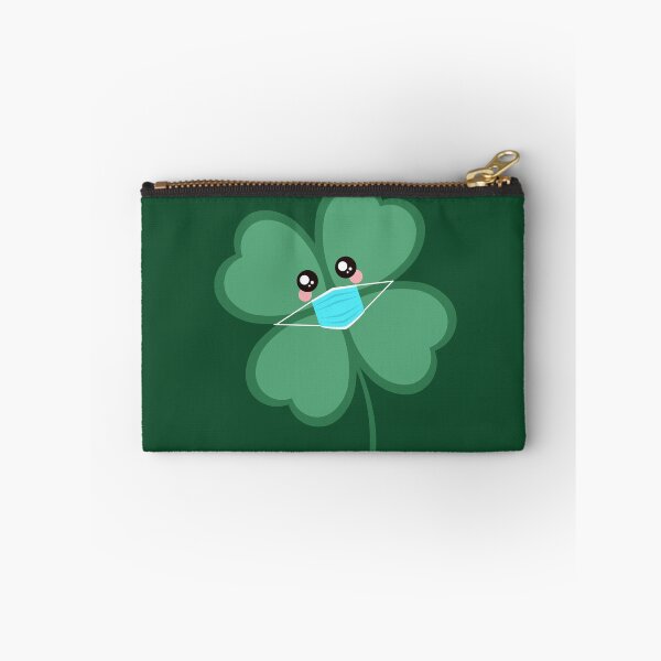 Item preview, Cute Shamrock with a Mask 2021 designed and sold by natalieritchie.