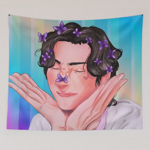 Item preview, Taehyung with butterflies designed and sold by Sophprano.