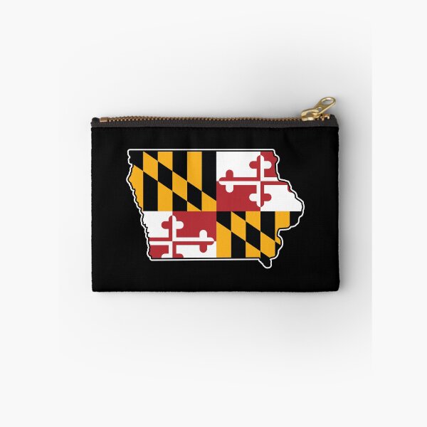 Item preview, Maryland Flag Iowa Map designed and sold by MarylandStyle.