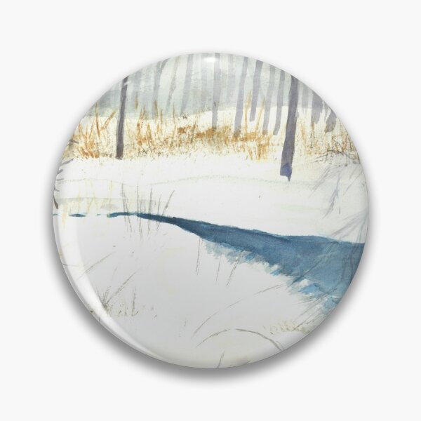 Item preview, Sumac-Water Color-Winter Country River designed and sold by Bunkhouse.