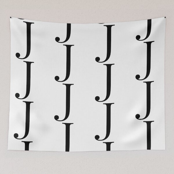 Item preview, Letter J in a Classic Font designed and sold by Kaitlyn Hart.